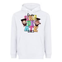 White kinder graduate 2023 Heavyweight Hoodie - texasbilliewilder