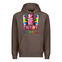 Coffee enjoy the little things Premium Hoodie - AdoDesignShop