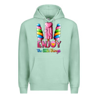 Seafoam enjoy the little things Premium Hoodie - AdoDesignShop