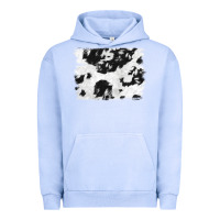 Pigment Grape Ice black and white cowhide backround Urban Hoodie - NancyCooperArtShop