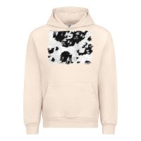 Sandshell black and white cowhide backround Urban Hoodie - NancyCooperArtShop