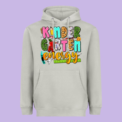 Kindergarten Energy Heavyweight Hoodie Designed By Texasbilliewilder