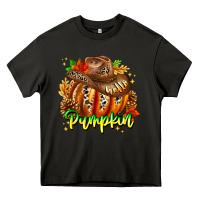 Asphalt Hello Pumpkin Heavy Core Tee - CowhideDigitalArt