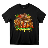 Black Hello Pumpkin Heavy Core Tee - CowhideDigitalArt