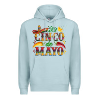 Blue Mist cinco de mayo with pepper and sombrero Premium Hoodie - Artiststas