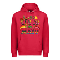 Cardinal cinco de mayo with pepper and sombrero Premium Hoodie - Artiststas