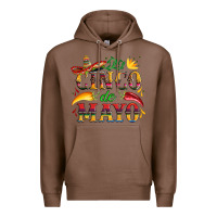 Chestnut cinco de mayo with pepper and sombrero Premium Hoodie - Artiststas