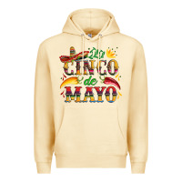 Pina Colada cinco de mayo with pepper and sombrero Premium Hoodie - Artiststas