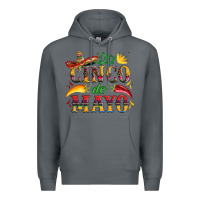 Rock cinco de mayo with pepper and sombrero Premium Hoodie - Artiststas