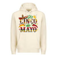 Sandshell cinco de mayo with pepper and sombrero Premium Hoodie - Artiststas