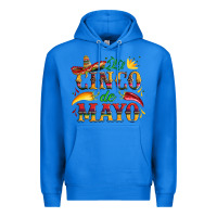 True Royal cinco de mayo with pepper and sombrero Premium Hoodie - Artiststas