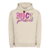 Pigment French Oak black princess black girl Urban Hoodie - NancyCooperArtShop
