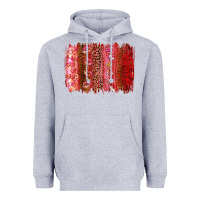 Heather Grey valentine's day brushstroke Heavyweight Hoodie - RanaPortraitStore