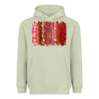 Matcha valentine's day brushstroke Heavyweight Hoodie - RanaPortraitStore