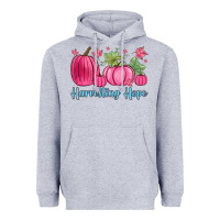 Heather Grey harvesting hope Heavyweight Hoodie - Zillion Design Studio