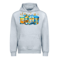 Heather Grey hanukkah coffee Urban Hoodie - Jasminsmagicworld