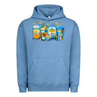 Pigment Pebble Blue hanukkah coffee Urban Hoodie - Jasminsmagicworld