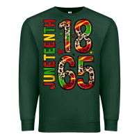Sports Green 1865 Juneteenth Premium Sweatshirt - Zillion Design Studio