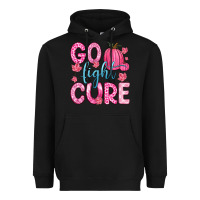 Black go fight cure Heavyweight Hoodie - Zillion Design Studio