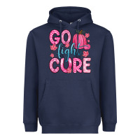 Navy go fight cure Heavyweight Hoodie - Zillion Design Studio