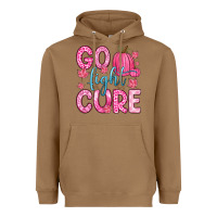 Toasted Coconut go fight cure Heavyweight Hoodie - Zillion Design Studio