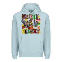 Blue Mist chicken merry and bright Premium Hoodie - AdoDesignShop