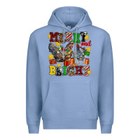 Colony Blue chicken merry and bright Premium Hoodie - AdoDesignShop
