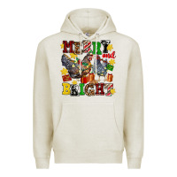 Oatmeal Heather chicken merry and bright Premium Hoodie - AdoDesignShop