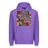 Purple chicken merry and bright Premium Hoodie - AdoDesignShop