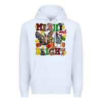 White chicken merry and bright Premium Hoodie - AdoDesignShop