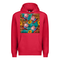 Cardinal celebrity hat with leopard Premium Hoodie - BundleAndBundleShop