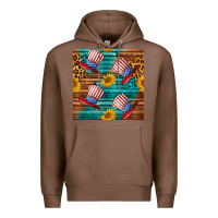 Chestnut celebrity hat with leopard Premium Hoodie - BundleAndBundleShop