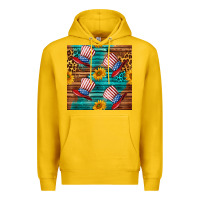 Lemon celebrity hat with leopard Premium Hoodie - BundleAndBundleShop