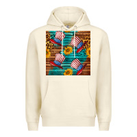 Sandshell celebrity hat with leopard Premium Hoodie - BundleAndBundleShop
