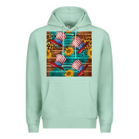 Seafoam celebrity hat with leopard Premium Hoodie - BundleAndBundleShop