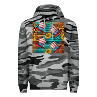 Slate Camo celebrity hat with leopard Premium Hoodie - BundleAndBundleShop