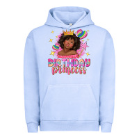 Pigment Grape Ice birthday princess with afro girl Urban Hoodie - NancyCooperArtShop