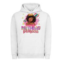Pigment Lunar Rock birthday princess with afro girl Urban Hoodie - NancyCooperArtShop