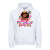 White birthday princess with afro girl Urban Hoodie - NancyCooperArtShop
