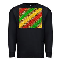 Black African colors leopard Premium Sweatshirt - Zillion Design Studio