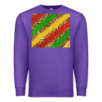 Purple African colors leopard Premium Sweatshirt - Zillion Design Studio