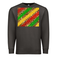 Smoke African colors leopard Premium Sweatshirt - Zillion Design Studio