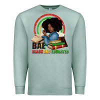 Seafoam Bae black and educated Premium Sweatshirt - Zillion Design Studio