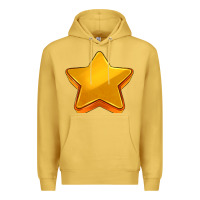 Antique Gold 3d golden stars Premium Hoodie - AdoDesignShop