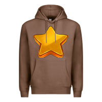 Chestnut 3d golden stars Premium Hoodie - AdoDesignShop