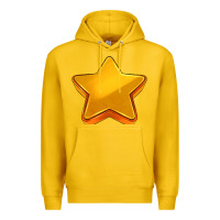 Lemon 3d golden stars Premium Hoodie - AdoDesignShop