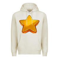 Oatmeal Heather 3d golden stars Premium Hoodie - AdoDesignShop