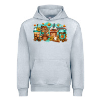 Heather Grey thanksgiving coffee Urban Hoodie - Jasminsmagicworld
