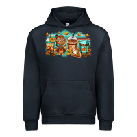 Navy thanksgiving coffee Urban Hoodie - Jasminsmagicworld