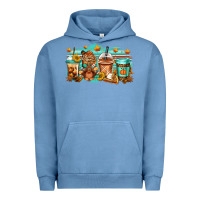 Pigment Pebble Blue thanksgiving coffee Urban Hoodie - Jasminsmagicworld